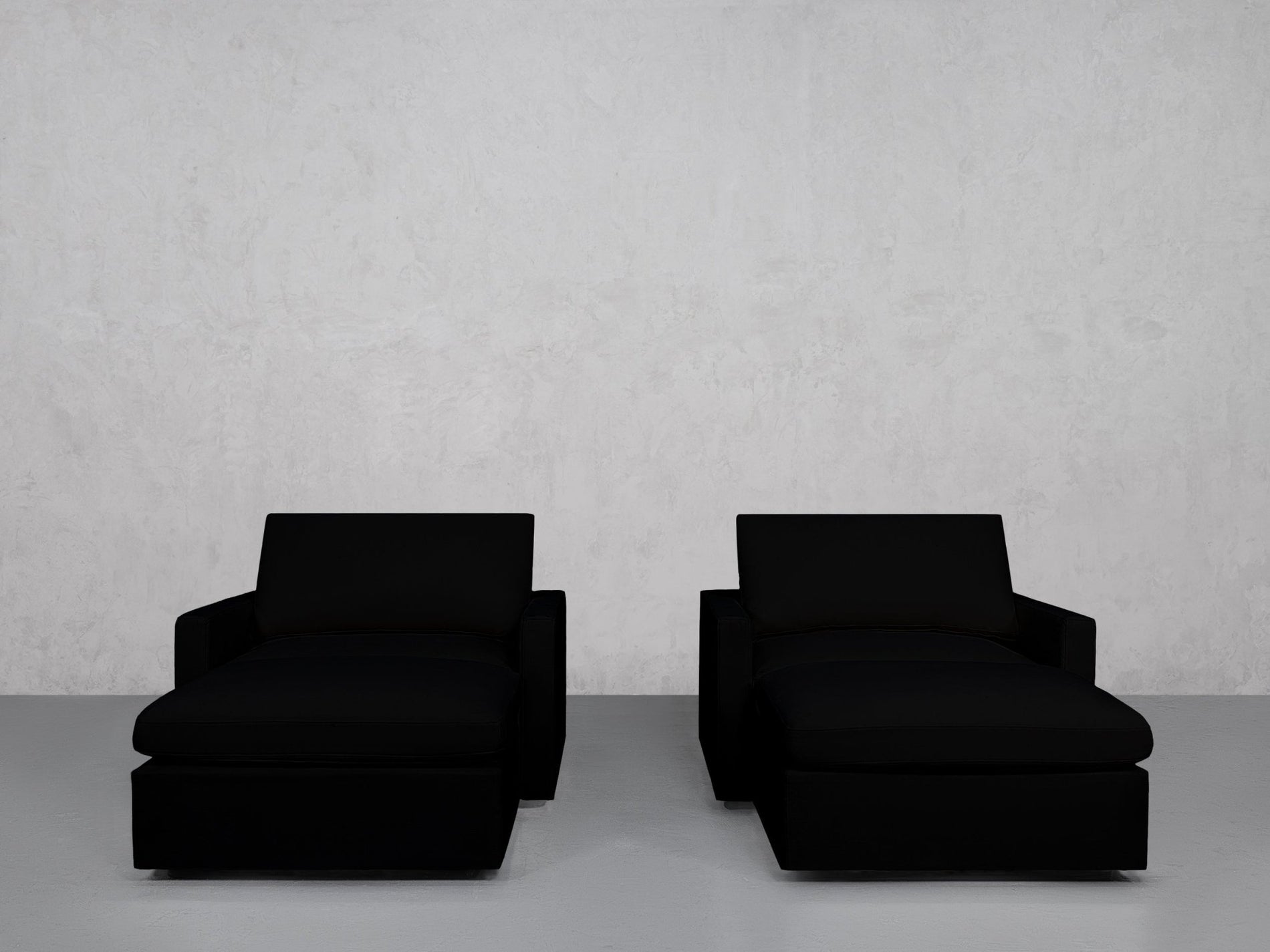 Double Armchairs with Ottomans (Thin Arms) - 7th Avenue