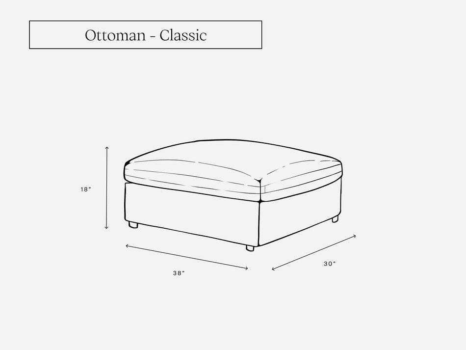 Extra Ottoman - 7th Avenue