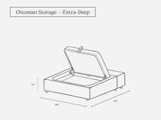 Extra Ottoman - 7th Avenue