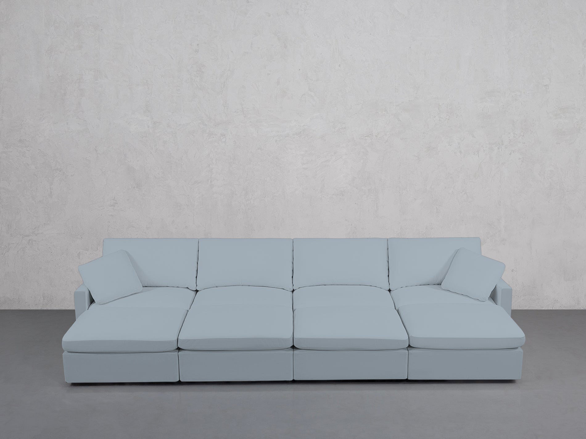 8-Seat Modular Daybed (Thin Arms)
