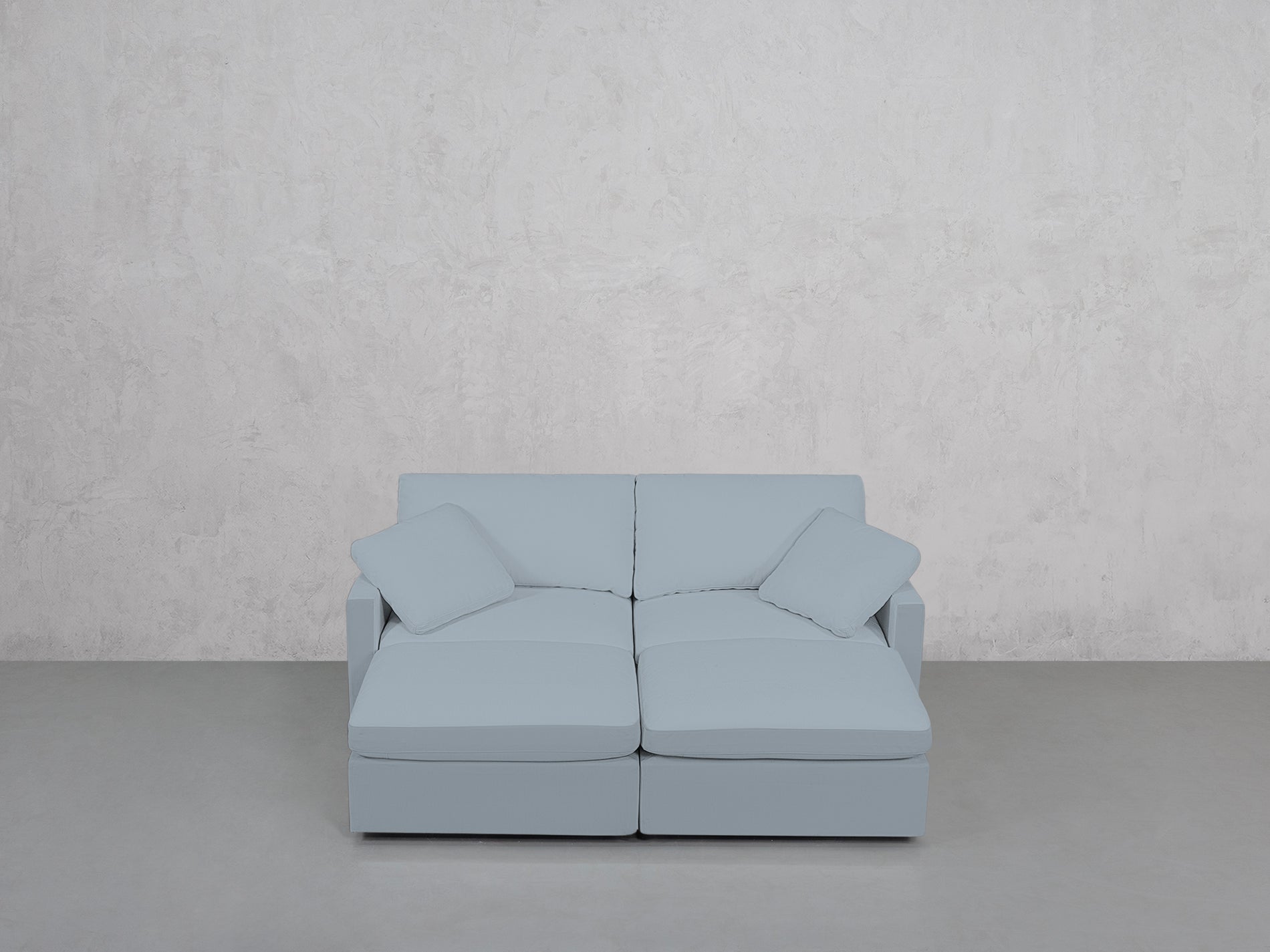 4-Seat Modular Daybed (Thin Arms)