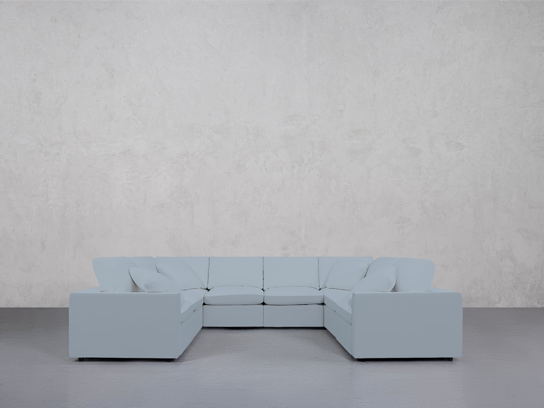 8-Seat Modular U-Sectional (Thin Arms)