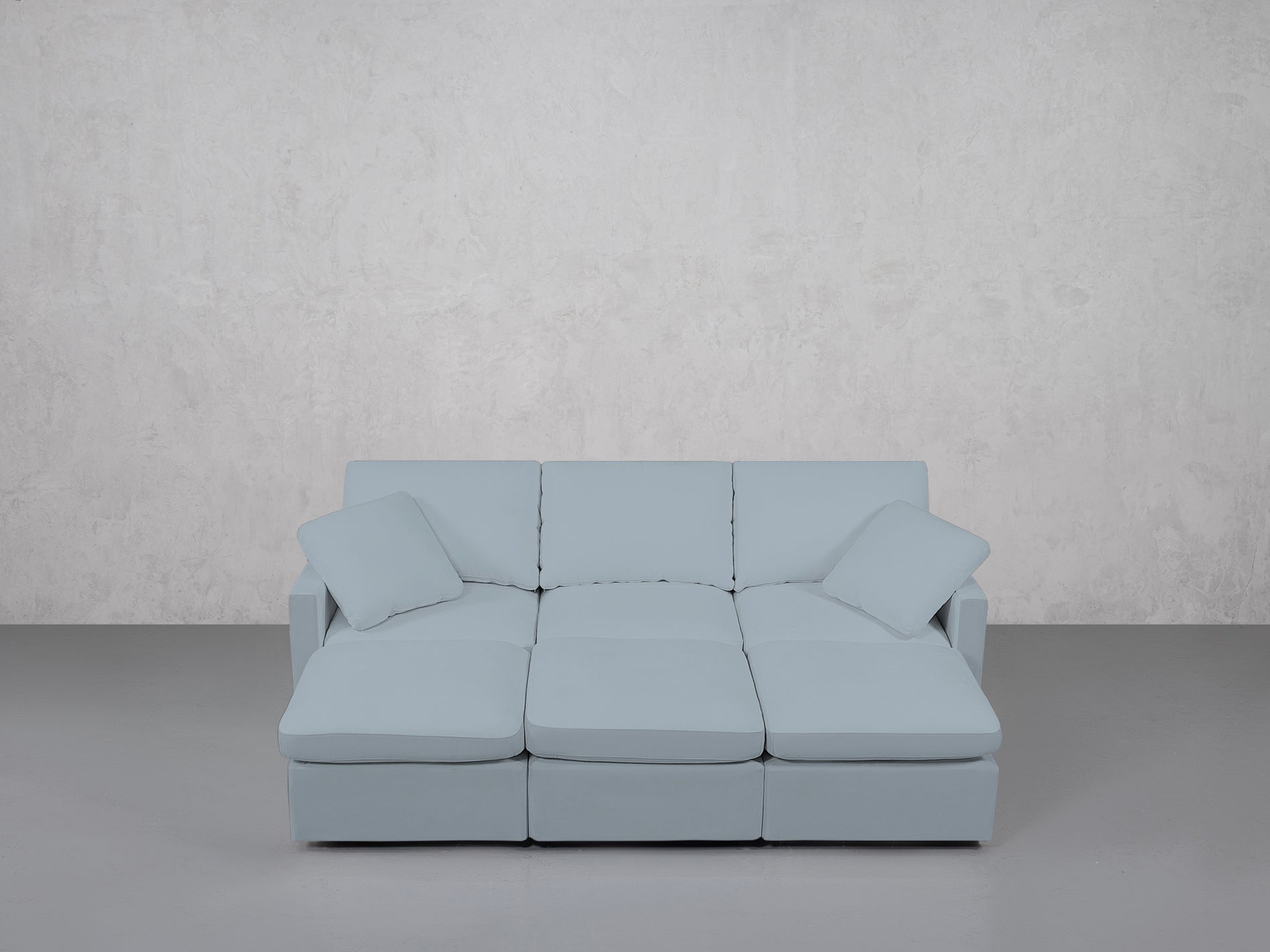 6-Seat Modular Daybed (Thin Arms)