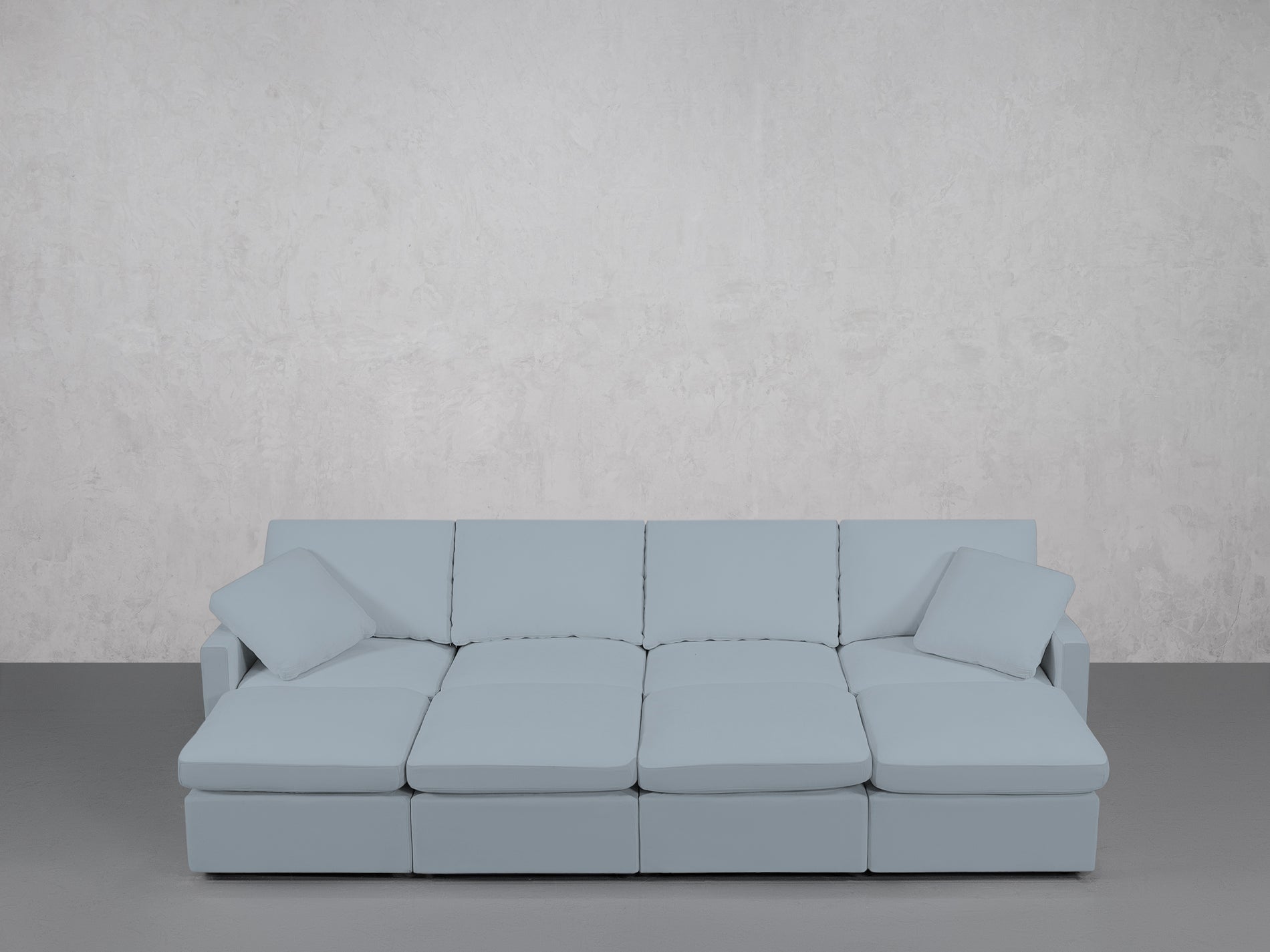 8-Seat Modular Daybed (Thin Arms)