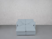 4-Seat Modular Daybed (Thin Arms)