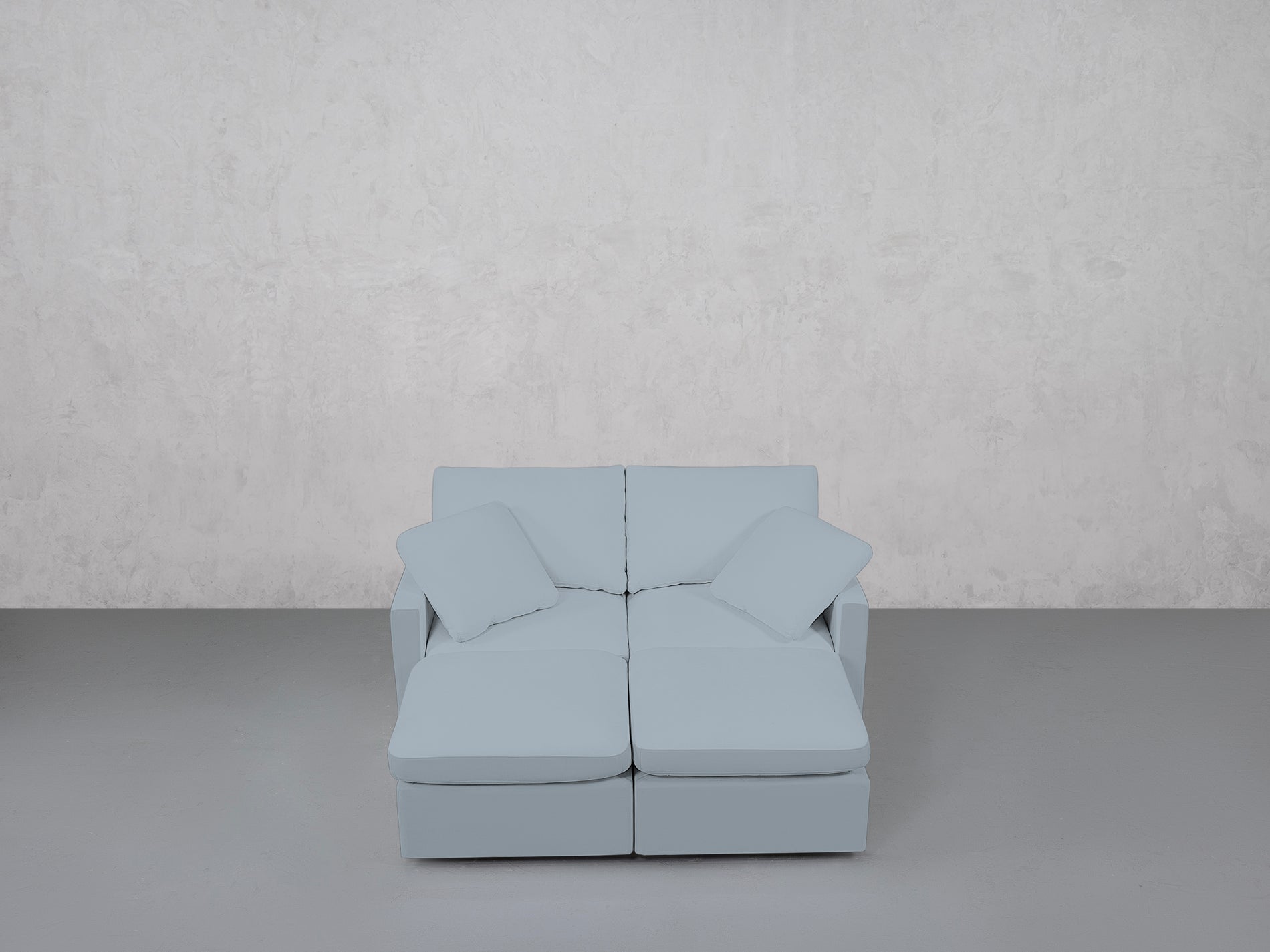 4-Seat Modular Daybed (Thin Arms)