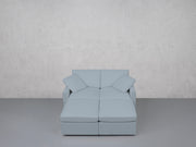 4-Seat Modular Daybed (Thin Arms)