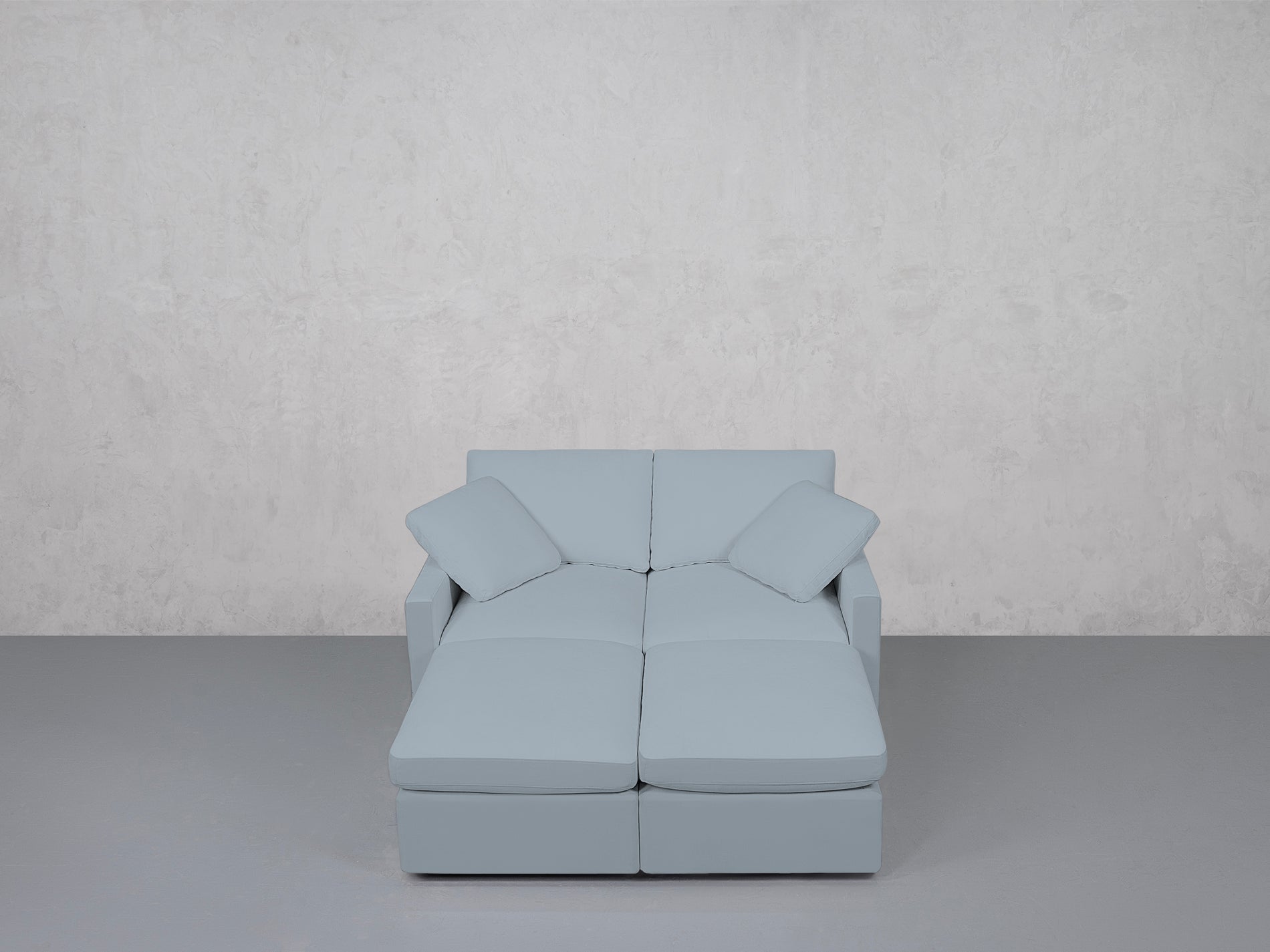 4-Seat Modular Daybed (Thin Arms)