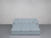 6-Seat Modular Daybed (Thin Arms)