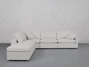 5-Seat Modular Corner Lounger Sectional (Thin Arms)
