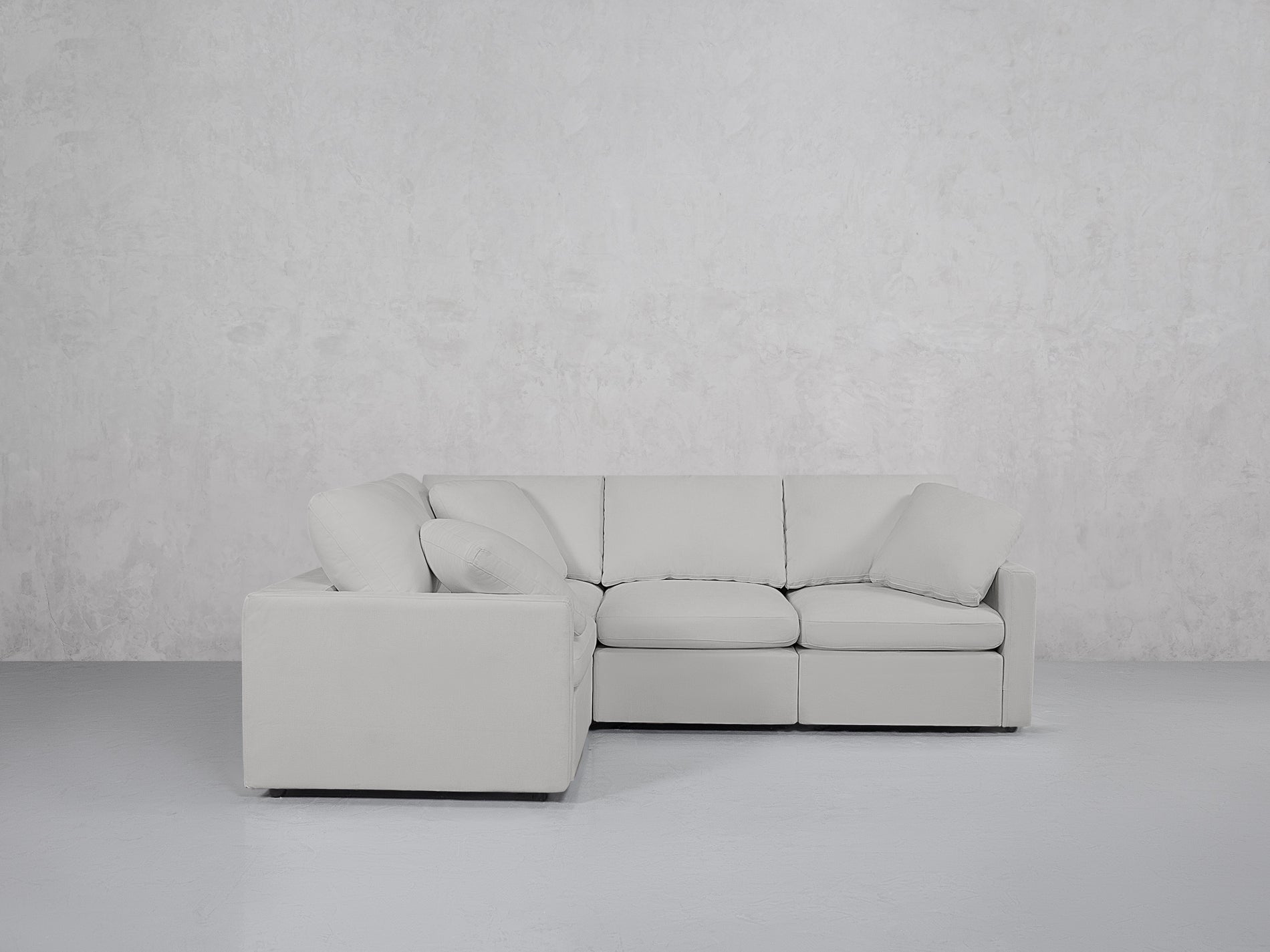 4-Seat Modular Corner Sectional (Thin Arms)