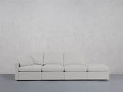4-Seat Modular Lounger Sofa (Thin Arm)