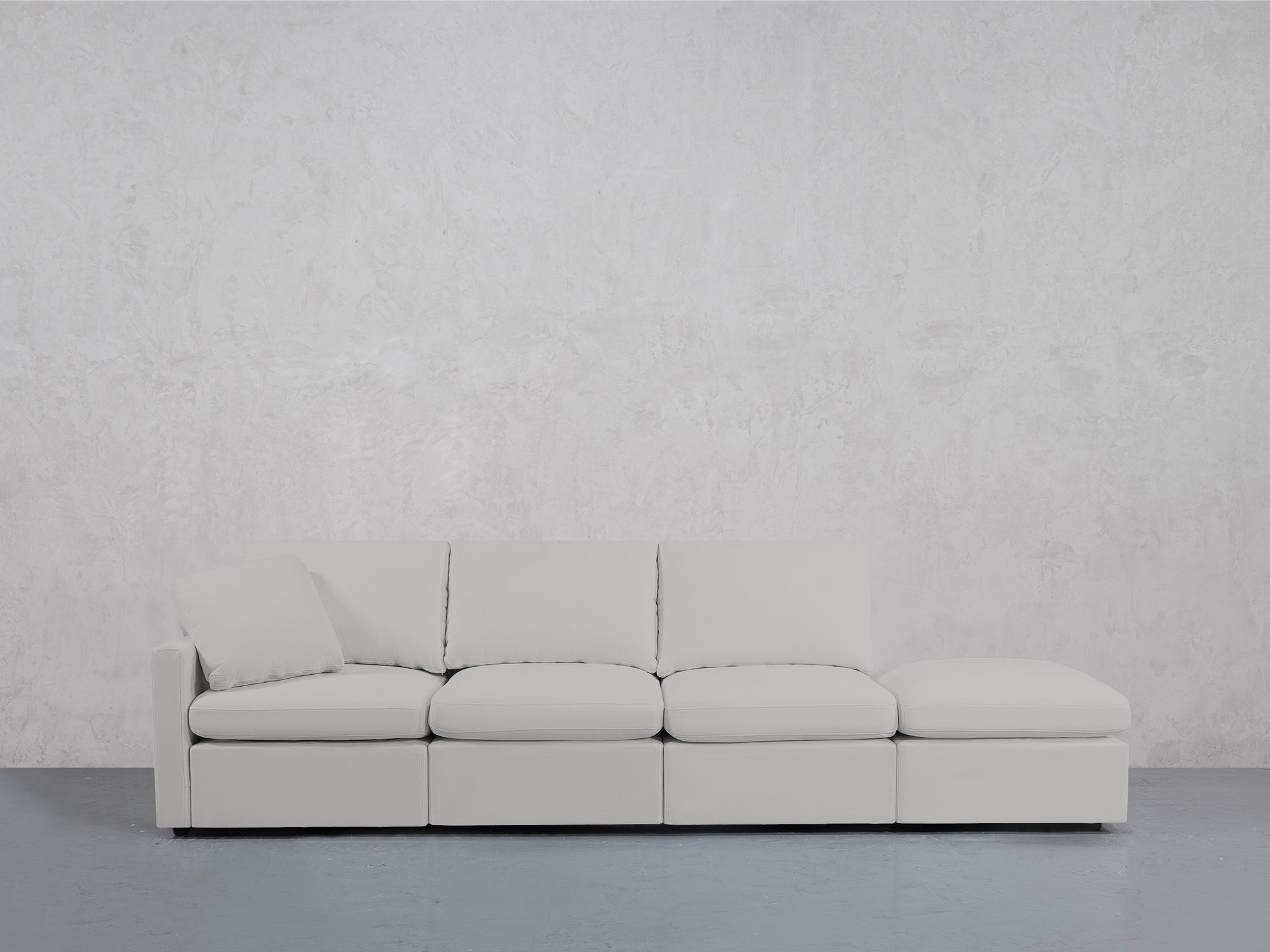 4-Seat Modular Lounger Sofa (Thin Arm)