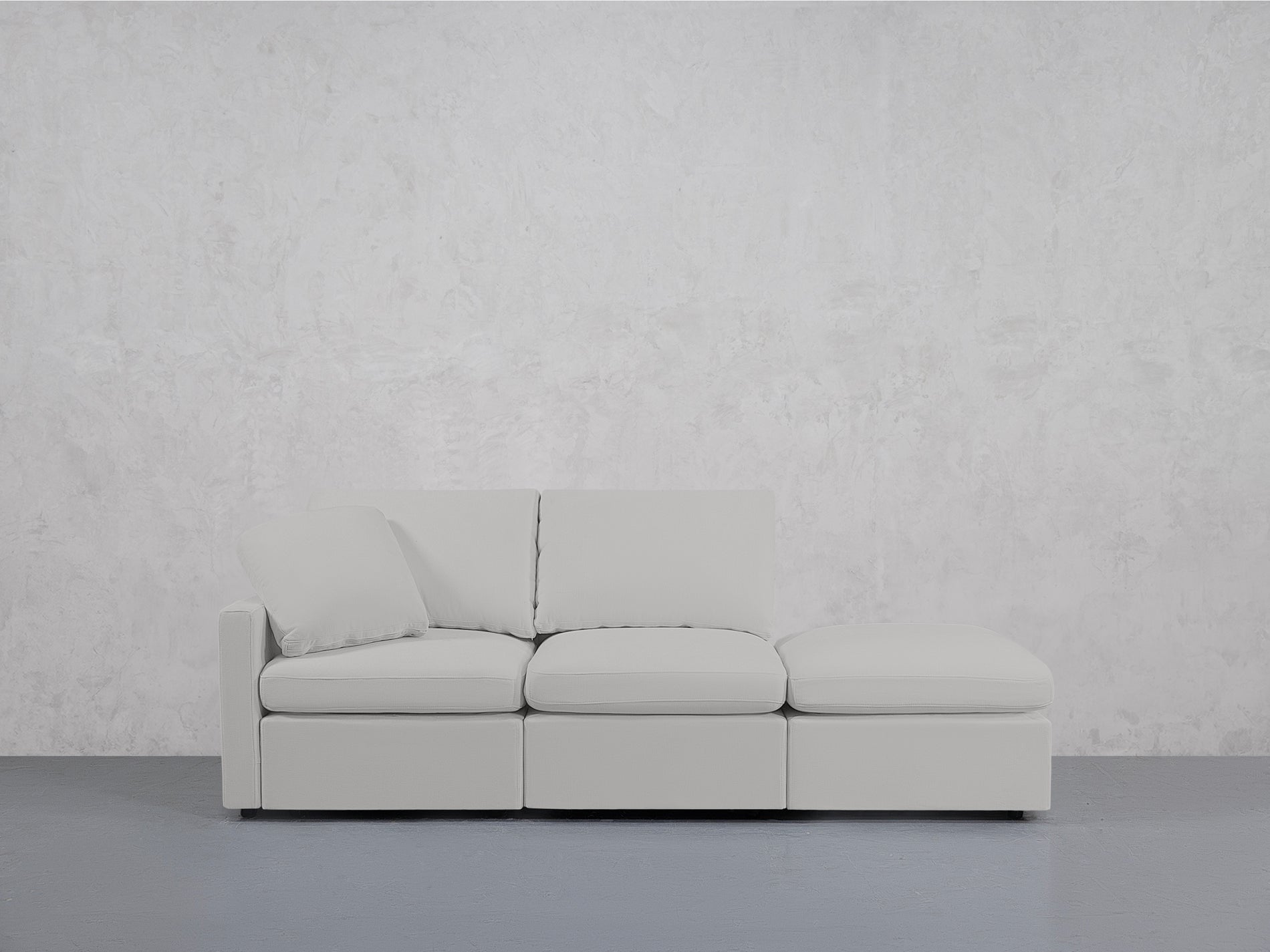 3-Seat Modular Lounger Sofa (Thin Arm)