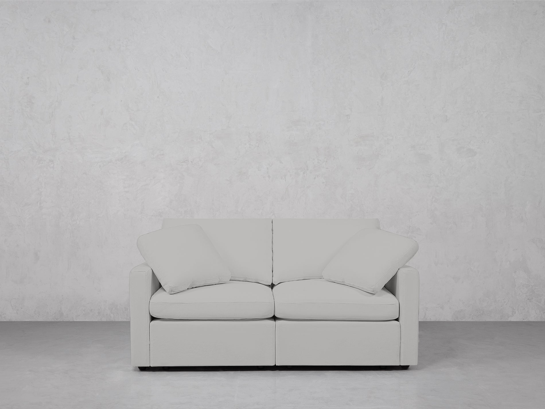 2-Seat Modular Loveseat (Thin Arms)