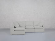 4-Seat Modular Open Corner Sectional (Thin Arm)