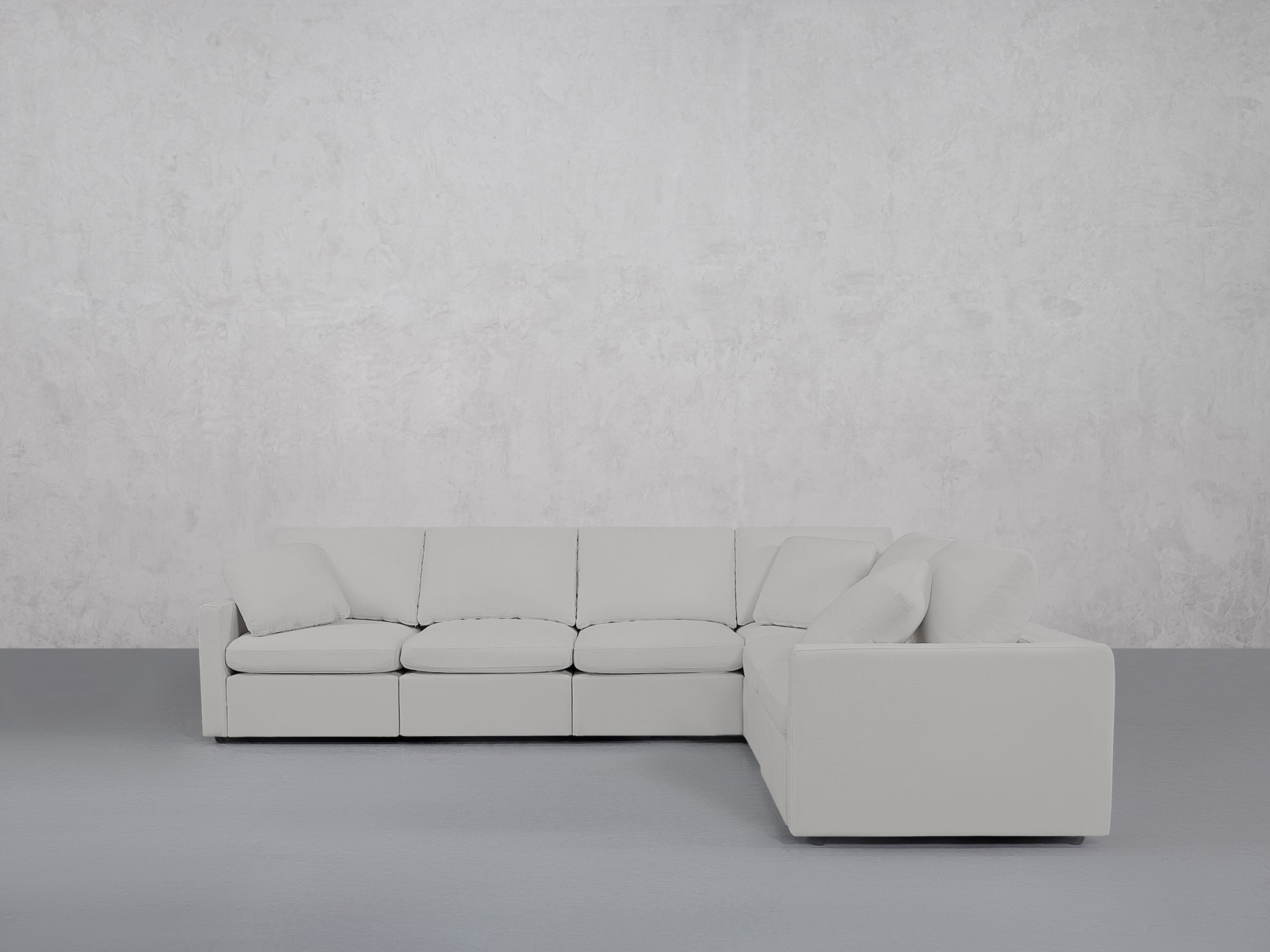 6-Seat Modular Corner Right Sectional (Thin Arms)