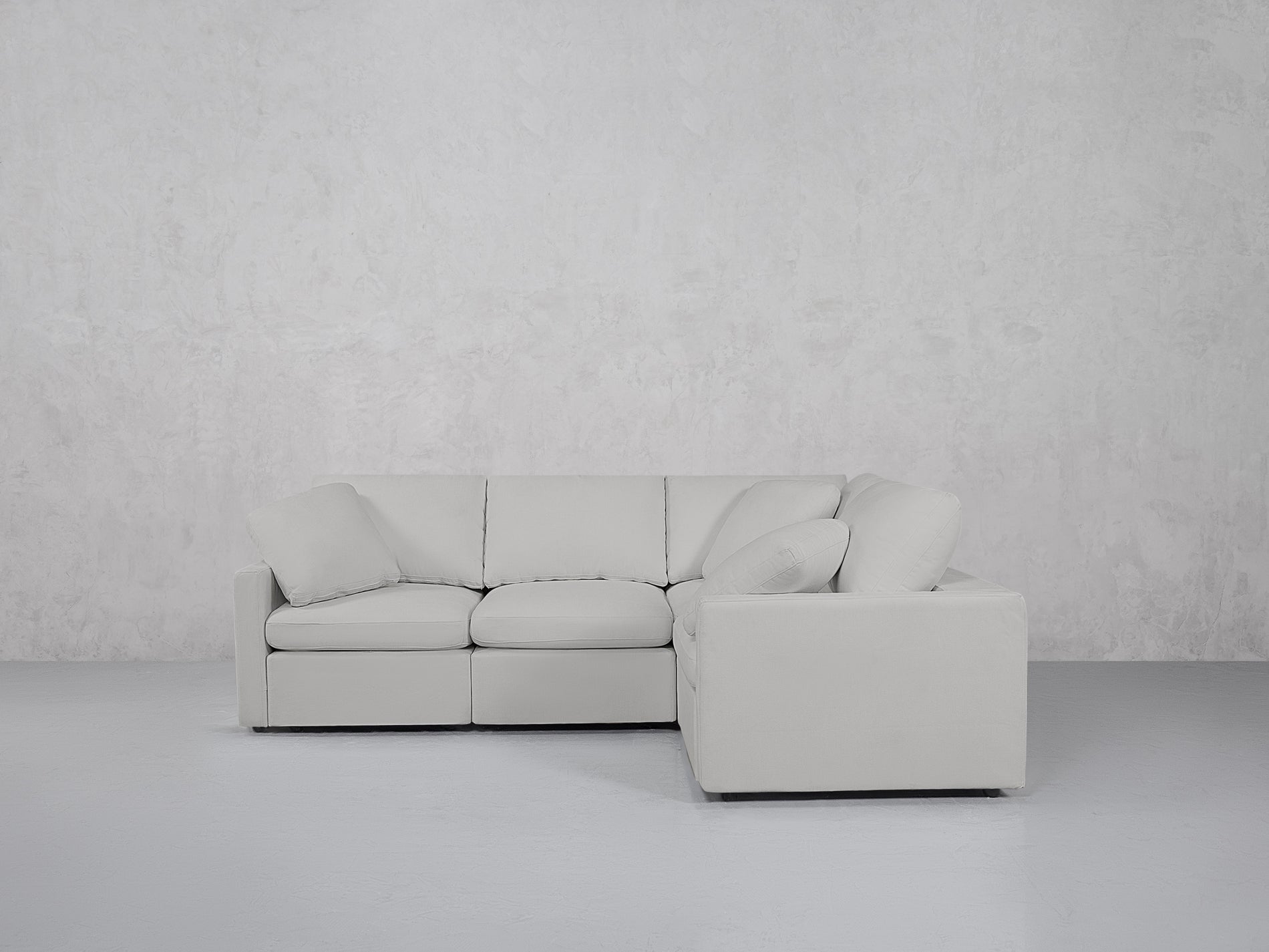 4-Seat Modular Corner Right Sectional (Thin Arms)