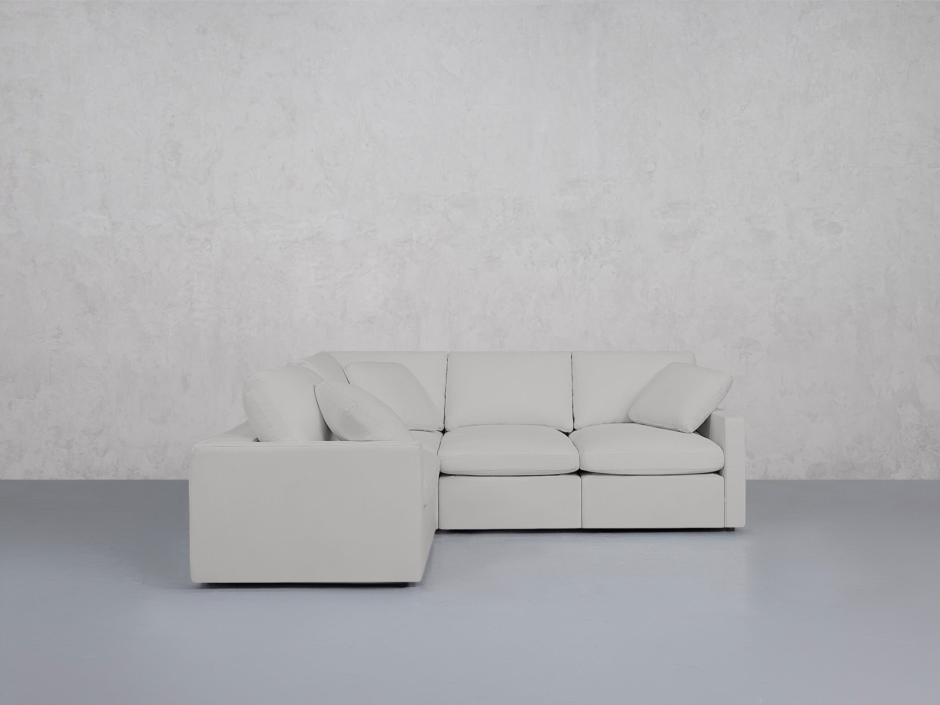 4-Seat Modular Corner Sectional (Thin Arms)