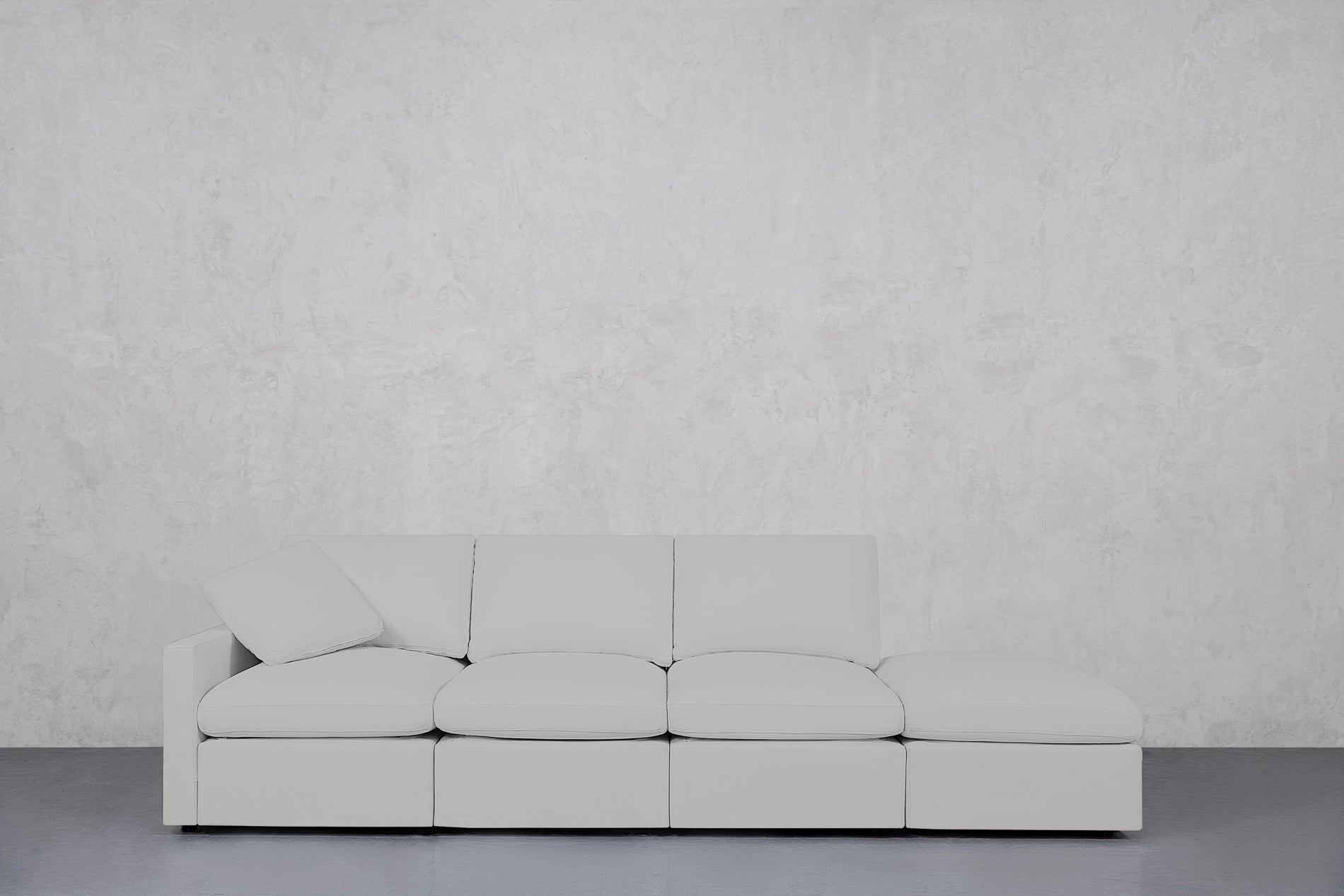 4-Seat Modular Lounger Sofa (Thin Arm)