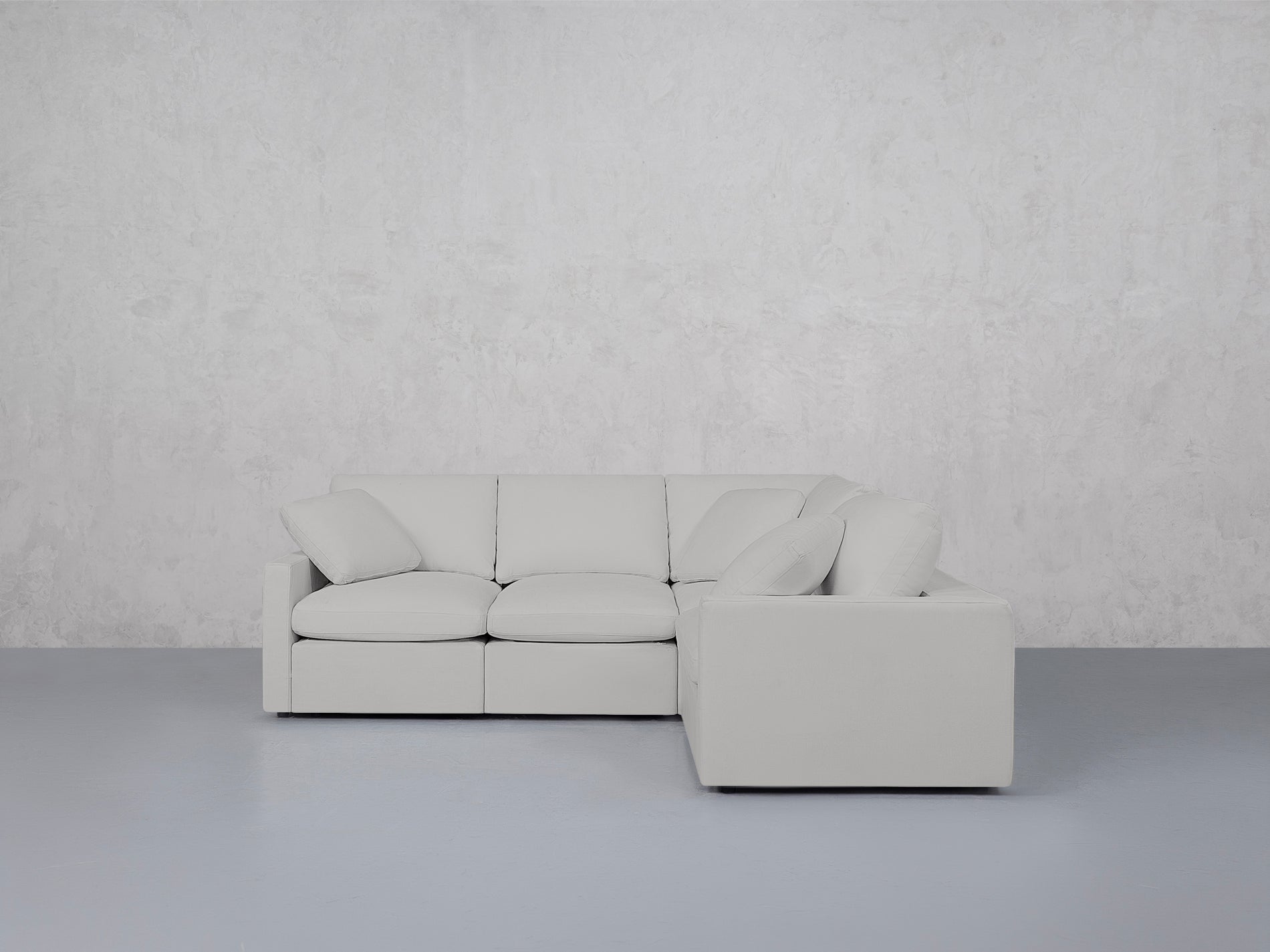 4-Seat Modular Corner Right Sectional (Thin Arms)