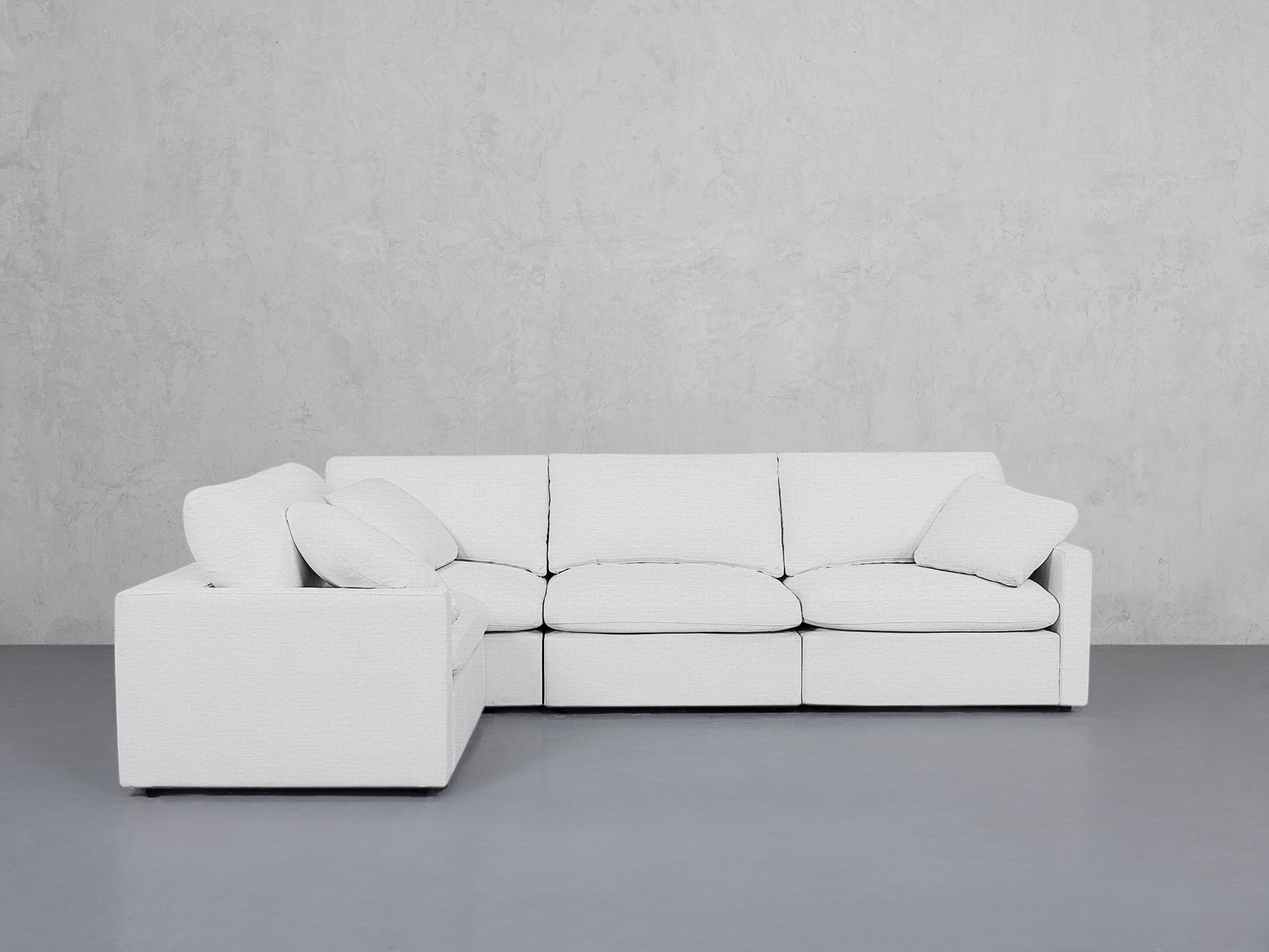 4-Seat Modular Corner Sectional (Thin Arms)