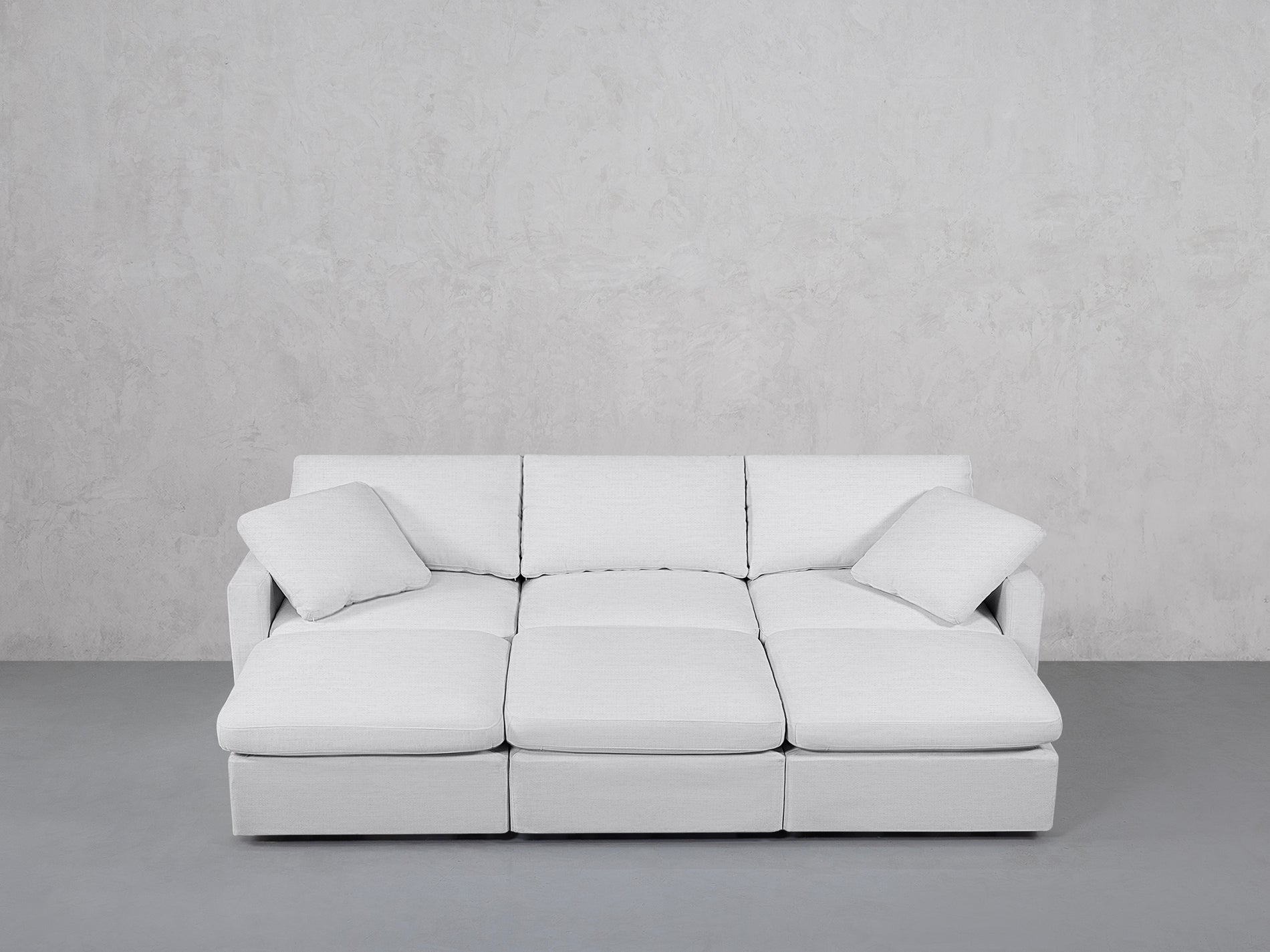 6-Seat Modular Daybed (Thin Arms)