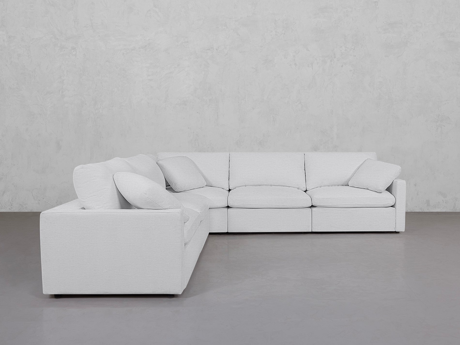 5-Seat Modular Corner Sectional (Thin Arms)