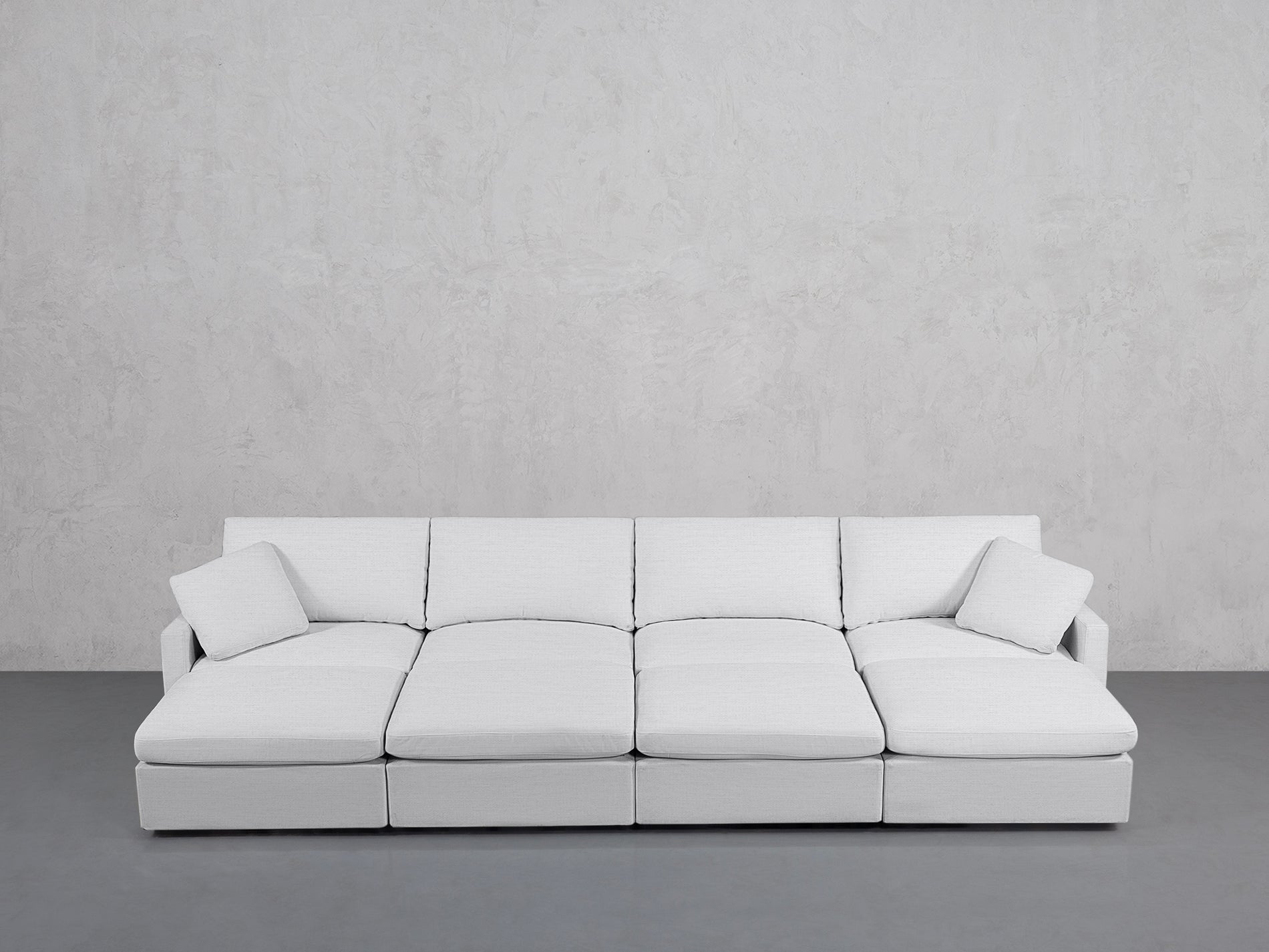 8-Seat Modular Daybed (Thin Arms)