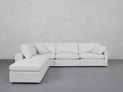 5-Seat Modular Corner Lounger Sectional (Thin Arms)