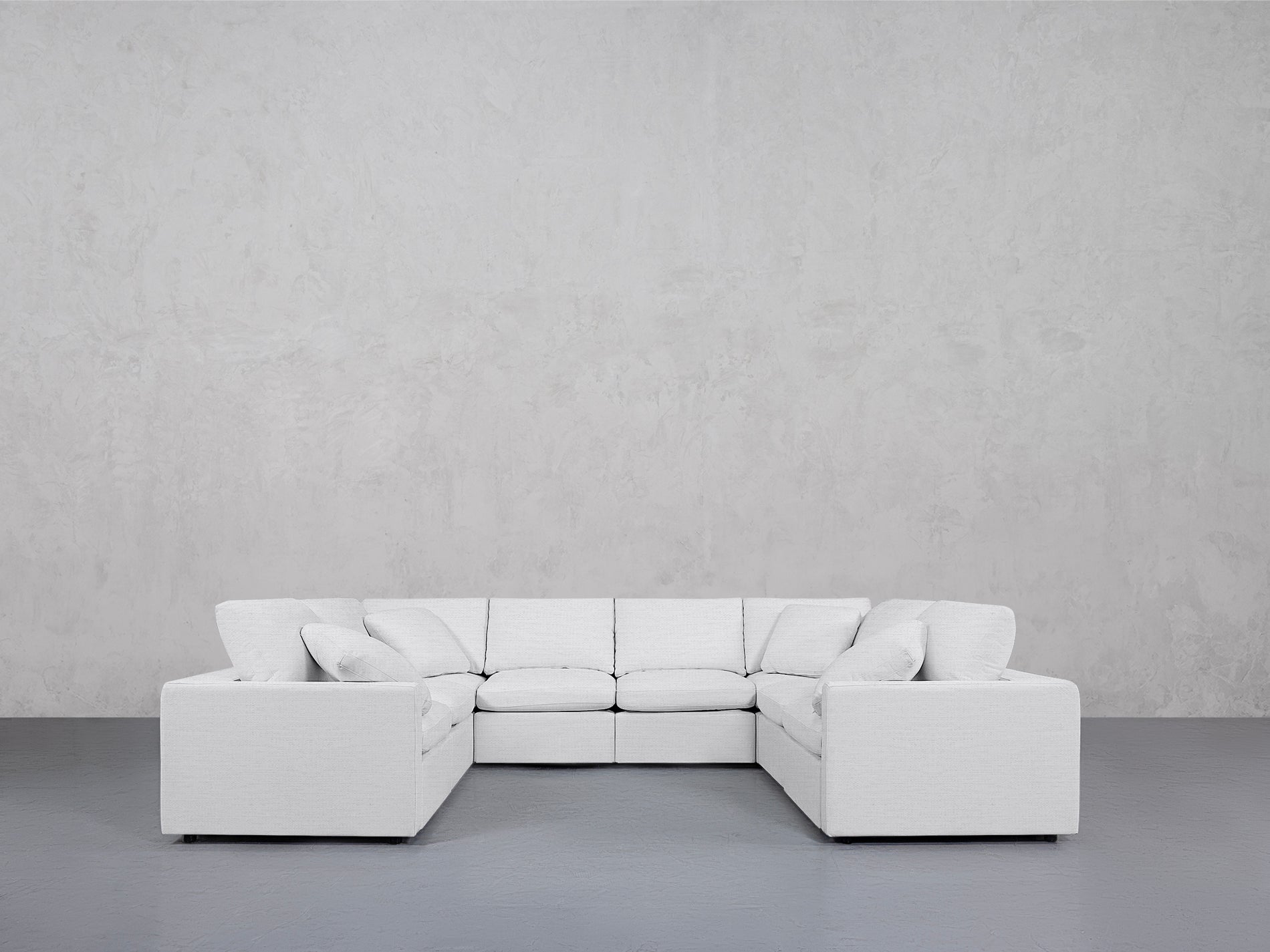 8-Seat Modular U-Sectional (Thin Arms)