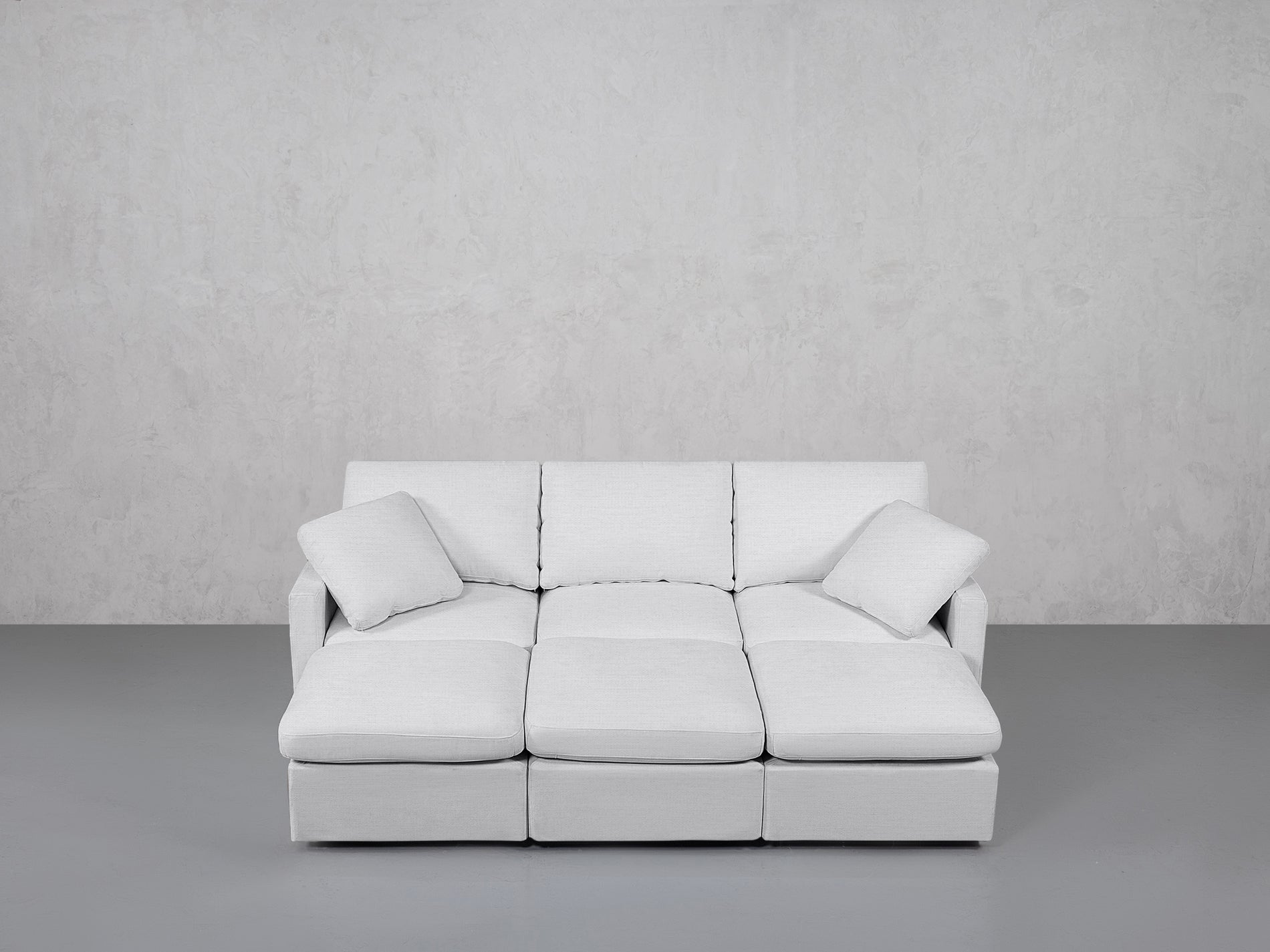 6-Seat Modular Daybed (Thin Arms)