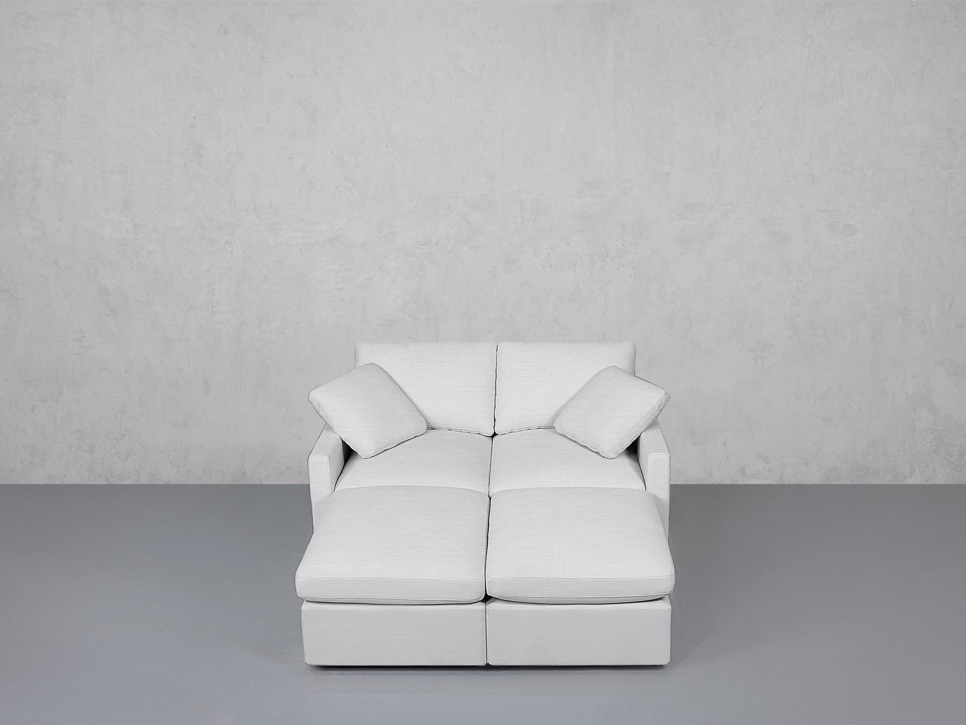 4-Seat Modular Daybed (Thin Arms)
