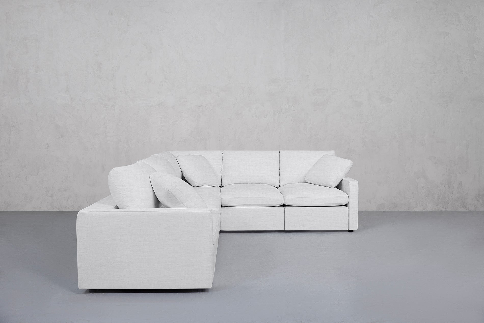 5-Seat Modular Corner Sectional (Thin Arms)