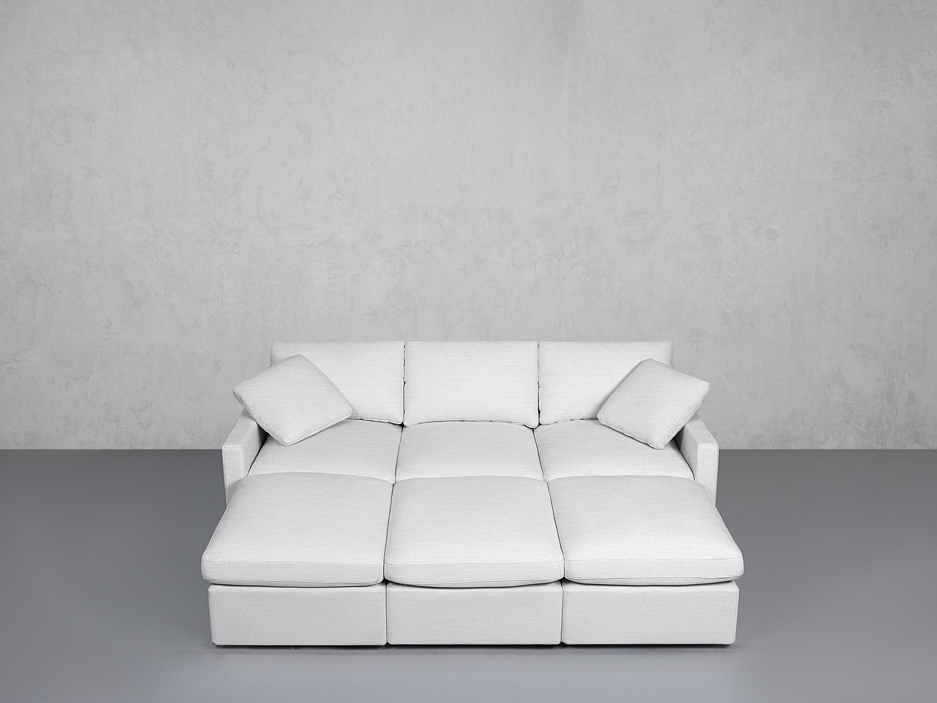 6-Seat Modular Daybed (Thin Arms)