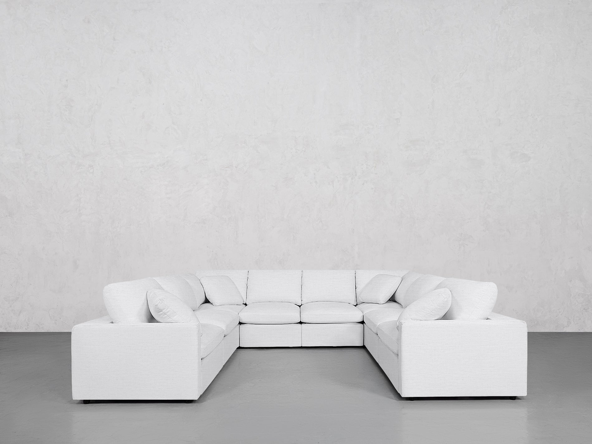 8-Seat Modular U-Sectional (Thin Arms)