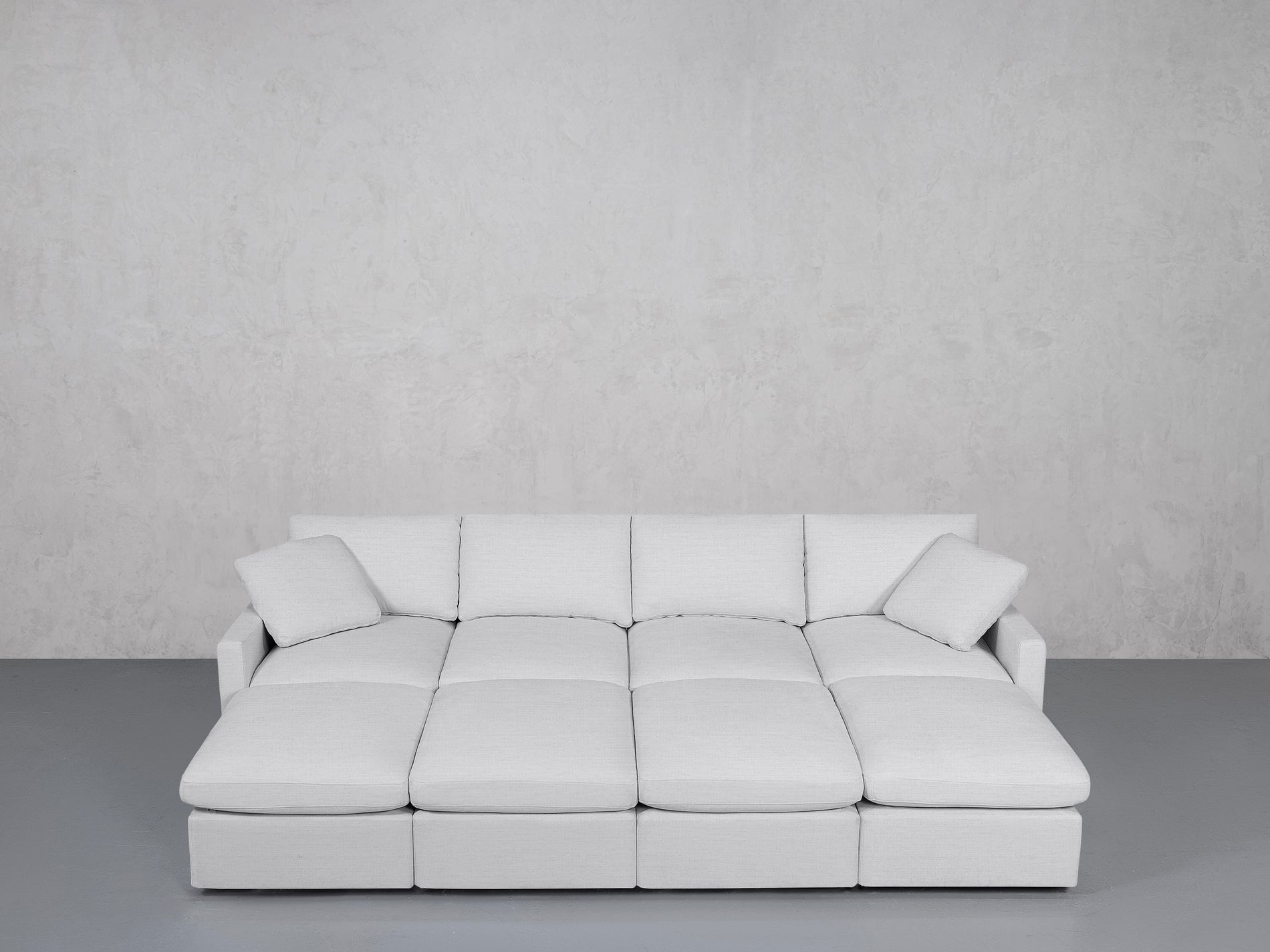 8-Seat Modular Daybed (Thin Arms)