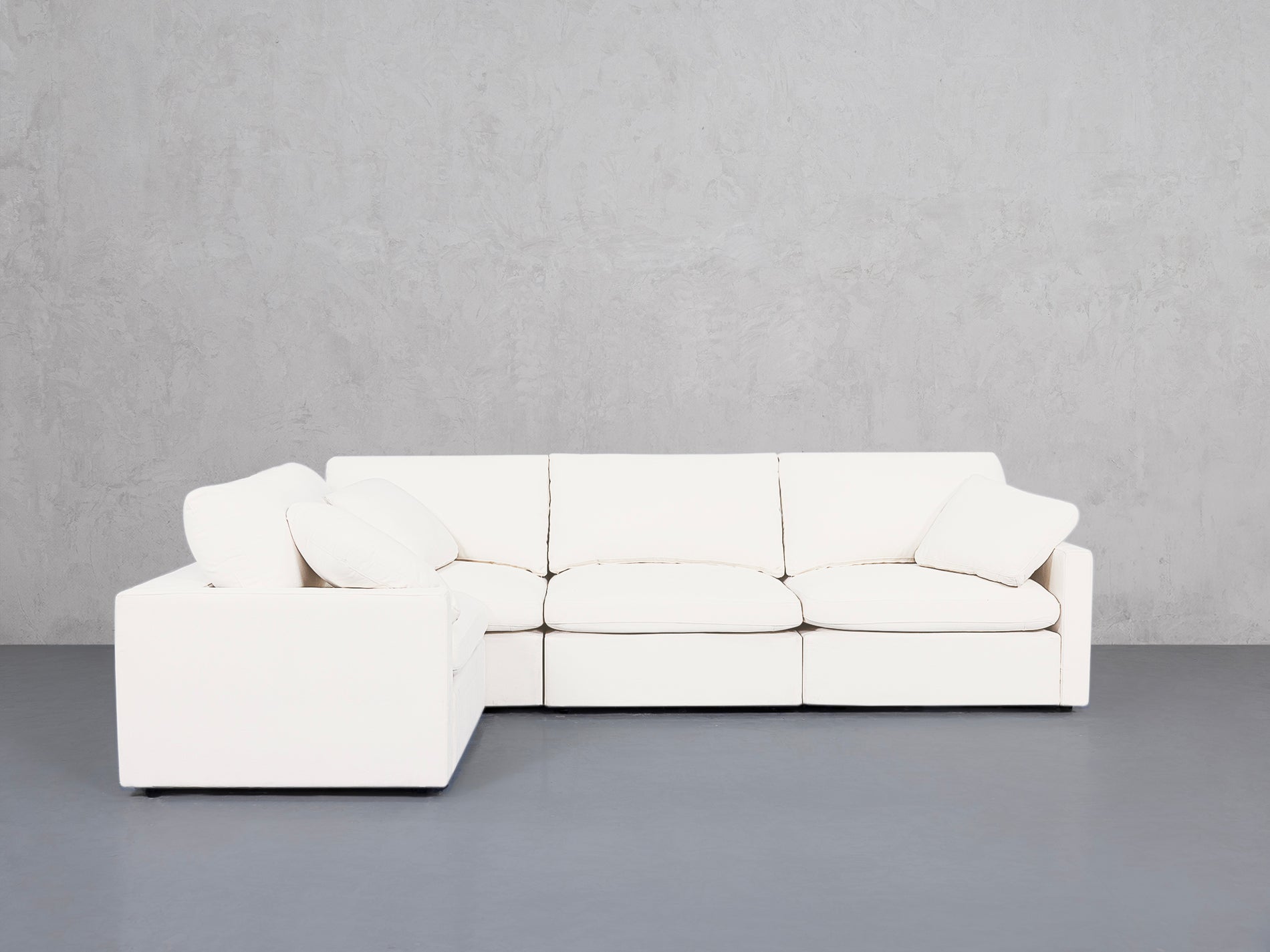 4-Seat Modular Corner Sectional (Thin Arms)