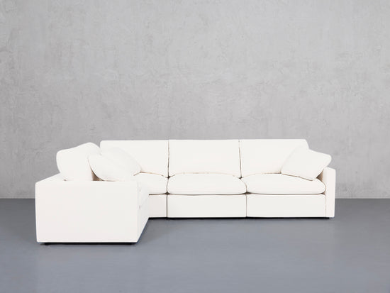 4-Seat Modular Corner Sectional (Thin Arms)