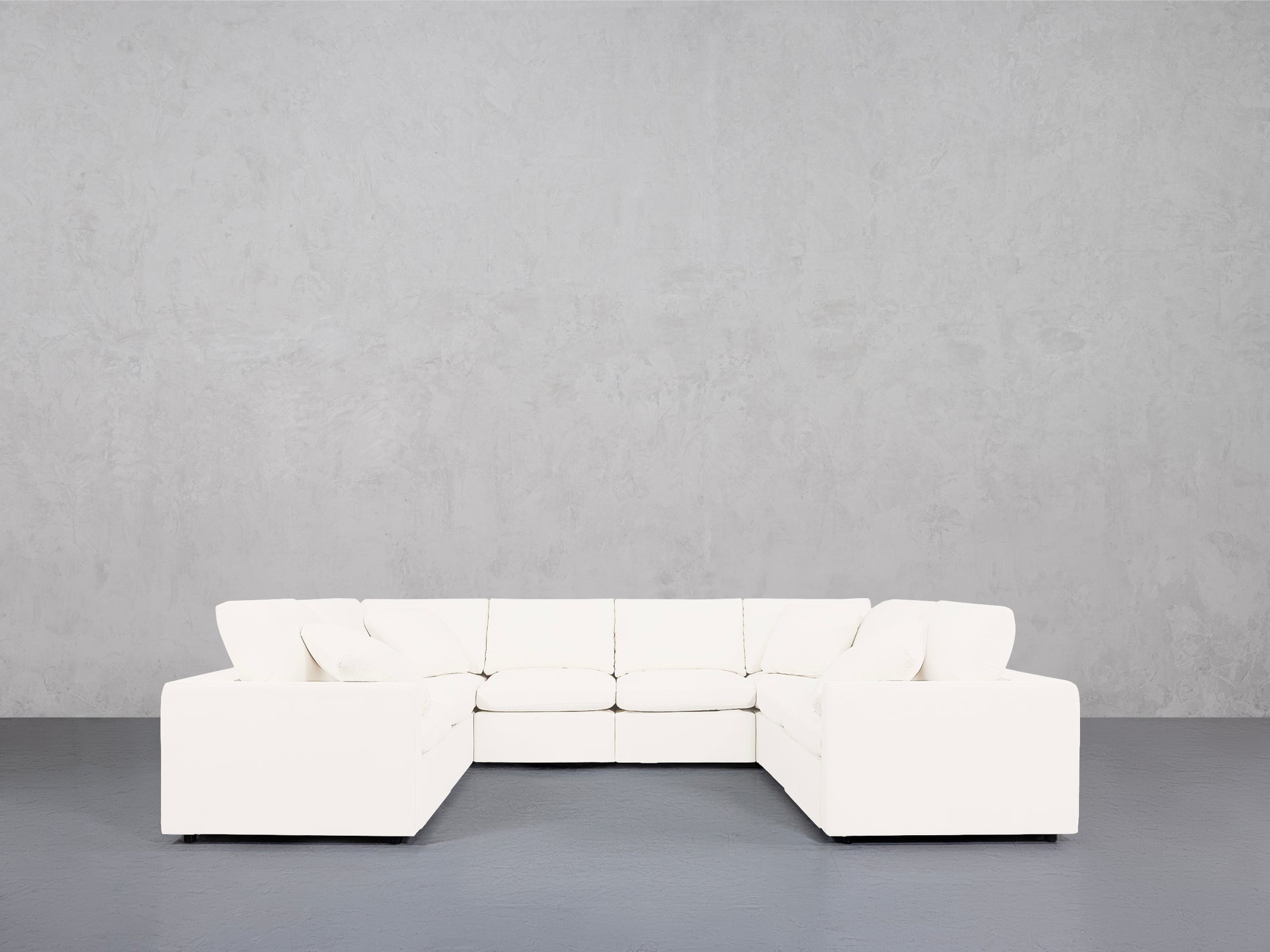 8-Seat Modular U-Sectional (Thin Arms)