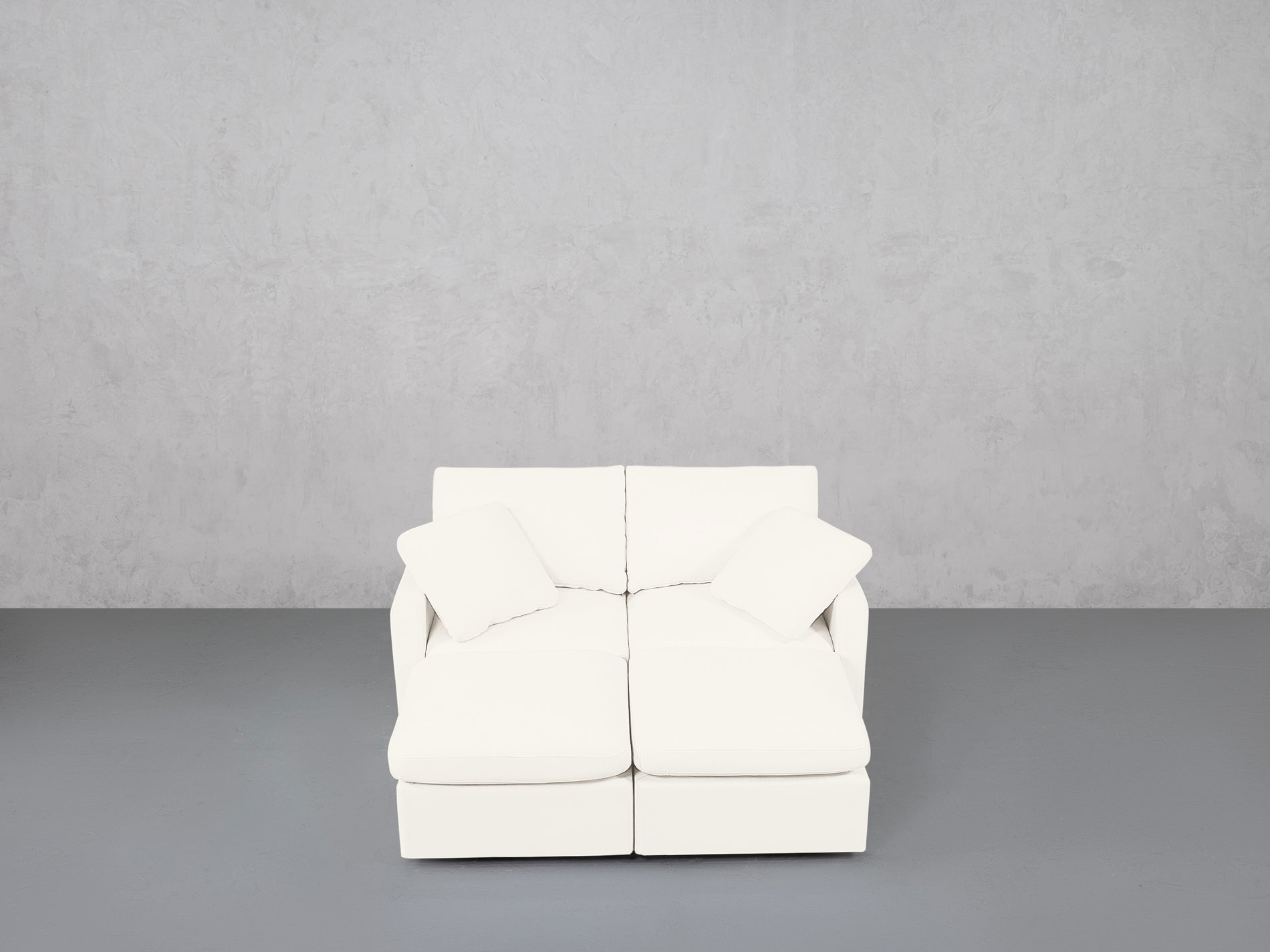 4-Seat Modular Daybed (Thin Arms)
