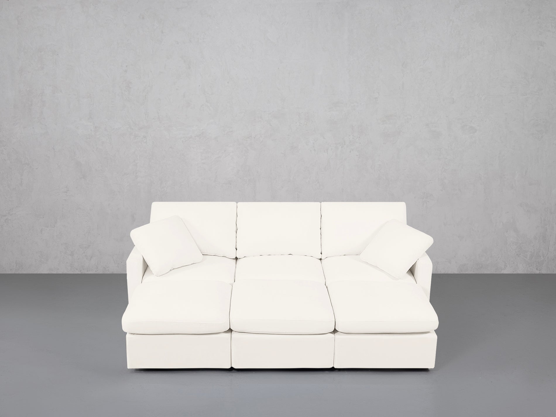 6-Seat Modular Daybed (Thin Arms)