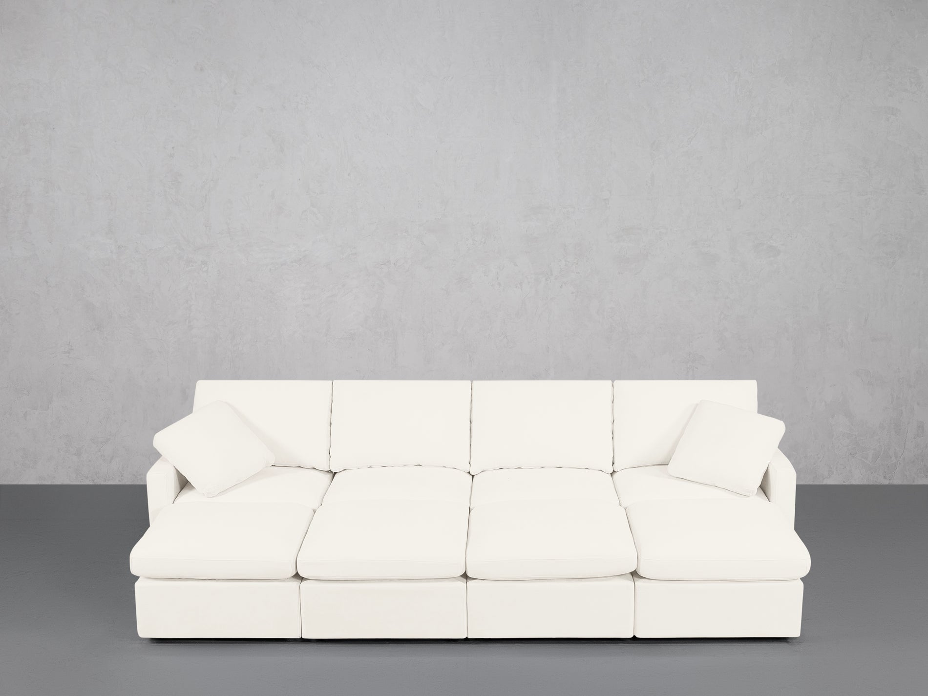 8-Seat Modular Daybed (Thin Arms)