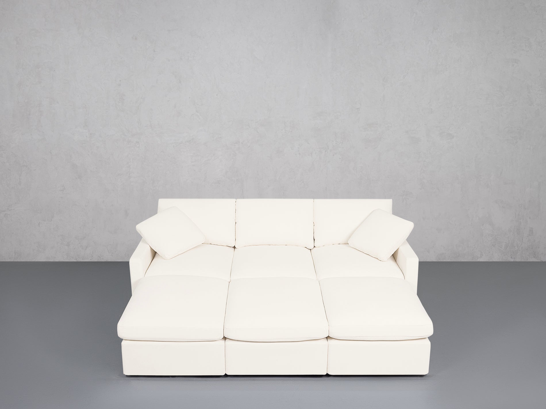 6-Seat Modular Daybed (Thin Arms)