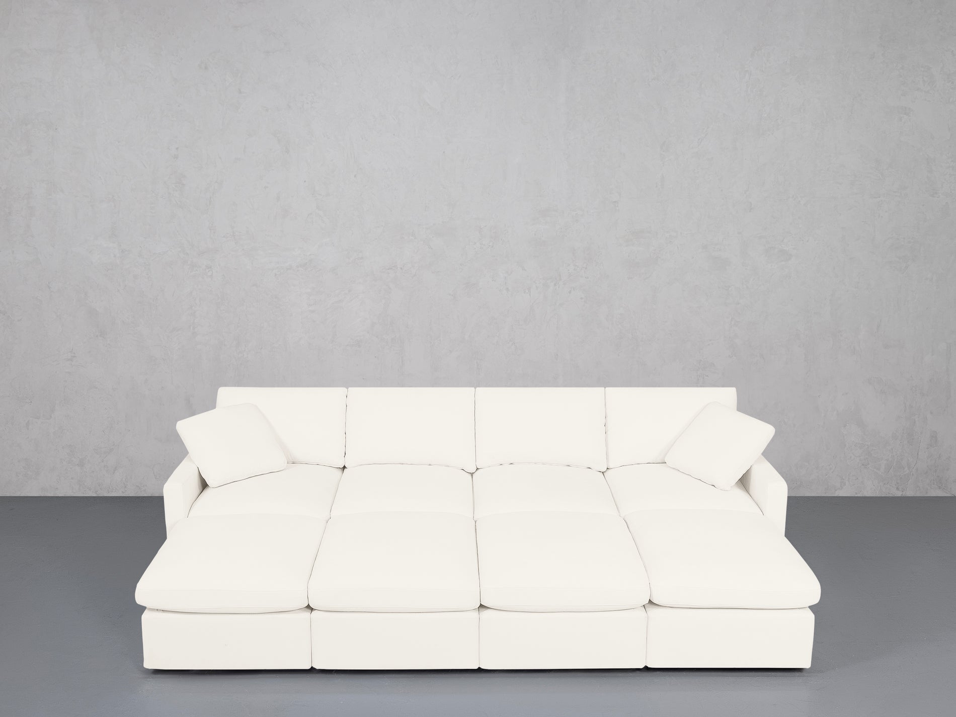 8-Seat Modular Daybed (Thin Arms)