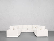 8-Seat Modular U-Sectional (Thin Arms)
