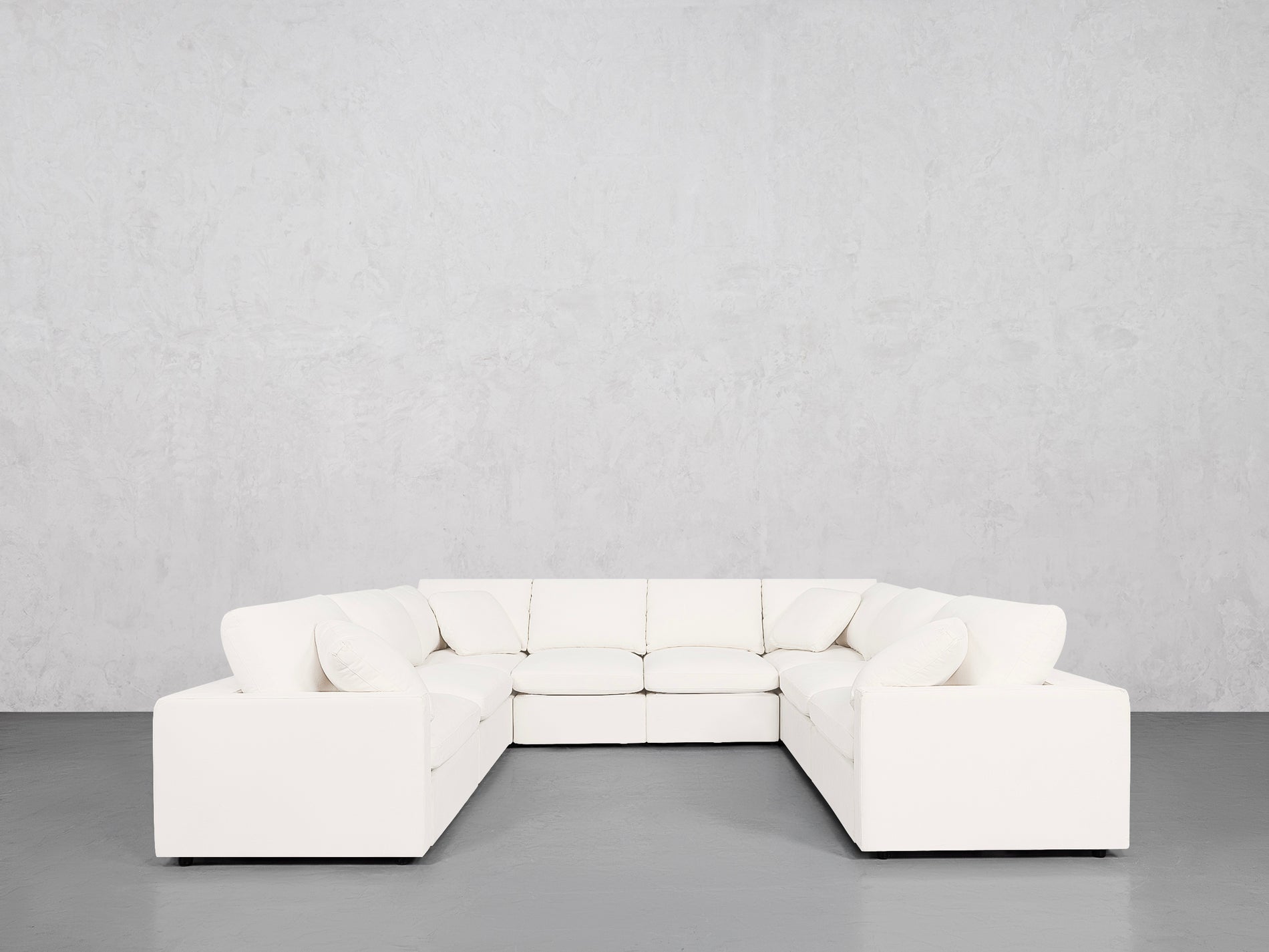 8-Seat Modular U-Sectional (Thin Arms)