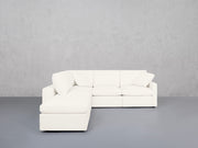 5-Seat Modular Corner Lounger Sectional (Thin Arms)