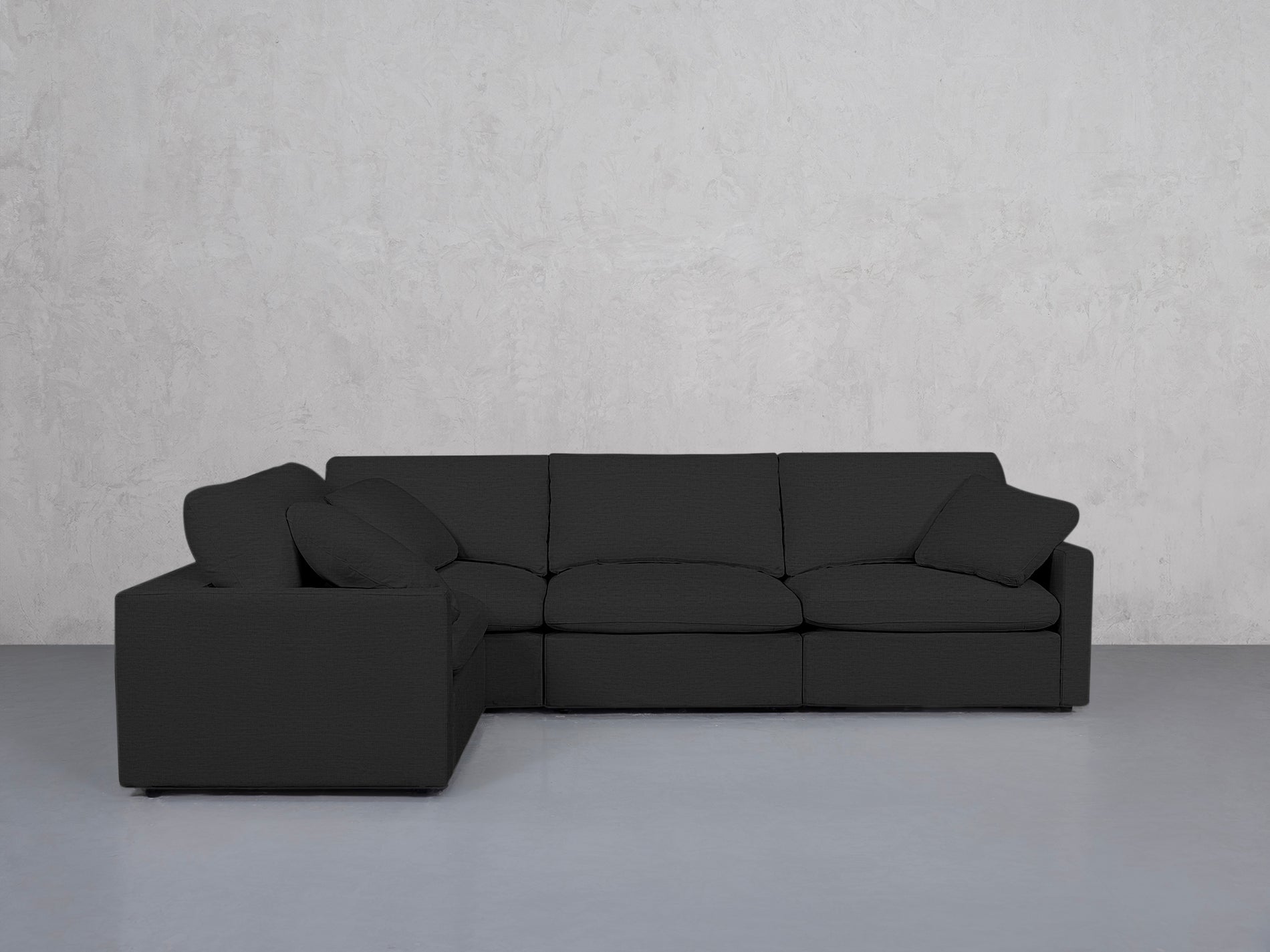 4-Seat Modular Corner Sectional (Thin Arms)