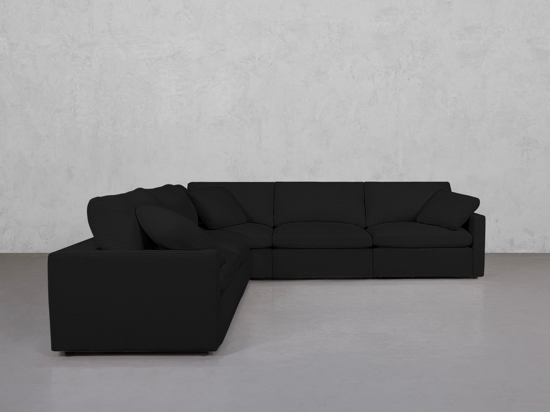 5-Seat Modular Corner Sectional (Thin Arms)